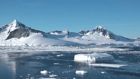 Melting icebergs and glaciers in polar regions highlight the impact of global warming on the environment. Large areas of water expose the consequences of climate change. - Powered by Shutterstock - Get 15% off with code: PIKWIZARD15