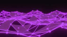 Abstract Purple Network Mesh Digital Technology Data Points Connections Lines Background - Powered by Shutterstock - Get 15% off with code: PIKWIZARD15
