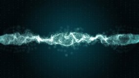 Futuristic Digital Waveform Animation – Abstract Particle Grid Sound Flow Visualization - Powered by Shutterstock - Get 15% off with code: PIKWIZARD15