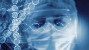 Innovate DNA Technology in Science and Medicine. Cutting Edge Biotechnology Research. Genetic Analysis for Healthcare Advancements. Genomic research or gene therapy concept. Futuristic medical charts - Powered by Shutterstock - Get 15% off with code: PIKWIZARD15