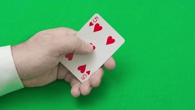 poker straight from ace to five, slow motion
 - Powered by Shutterstock - Get 15% off with code: PIKWIZARD15
