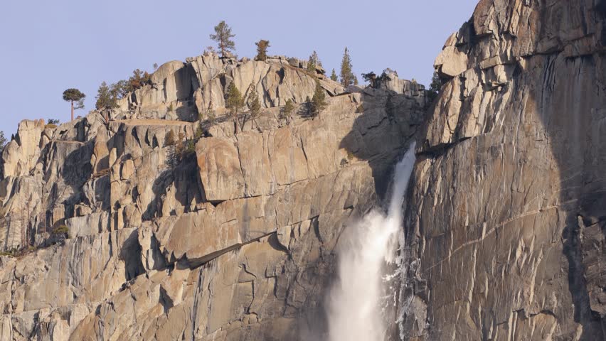 The amazing Yosemite Falls at Yosemite National Park in California.