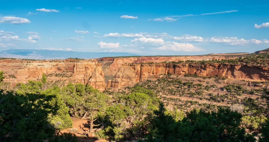 Late Afternoon Timelapse in Colorado National Monument Colorado