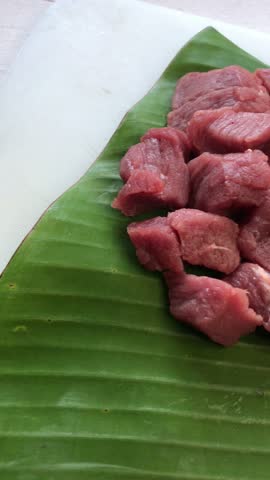 Tender, juicy beef chunks piled high,perfect for your next hearty stew or stir-fry.