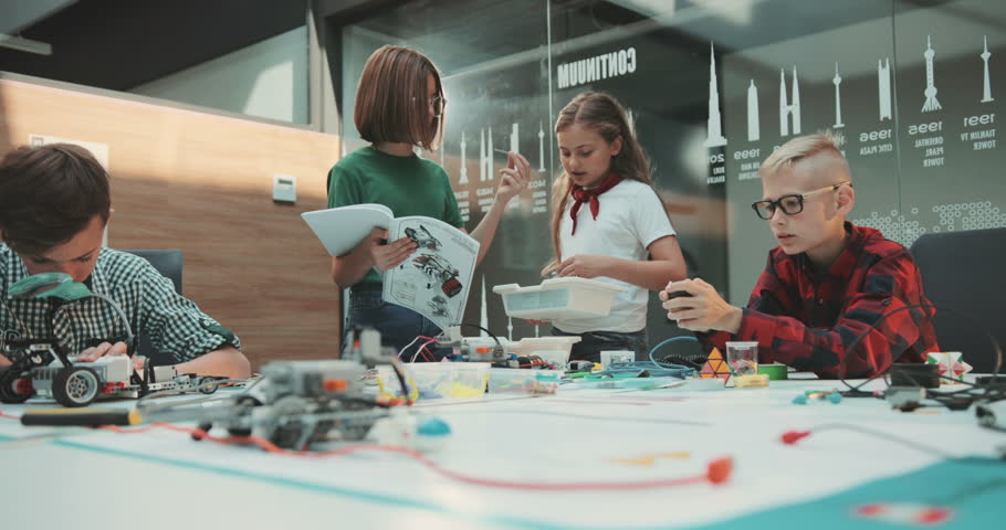 Creative kids engage in exciting STEM projects that foster innovation and learning
