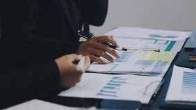 Team of business people working together in the meeting room office, teamwork background charts report and graphs banner, double exposure successful teamwork,business planning concept. - Powered by Shutterstock - Get 15% off with code: PIKWIZARD15