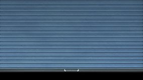 Blue industrial storage door closed flat view.
Animation of blue metal roller shutter door in an industrial or commercial setting with alpha mask included. - Powered by Shutterstock - Get 15% off with code: PIKWIZARD15