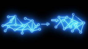 Futuristic neon network nodes connected with glowing digital lines.	 - Powered by Shutterstock - Get 15% off with code: PIKWIZARD15