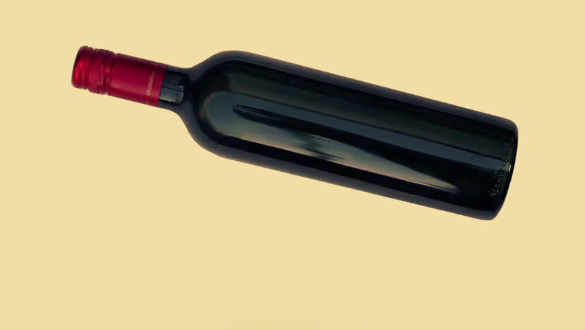 Wine Bottle Smashes On The Ground