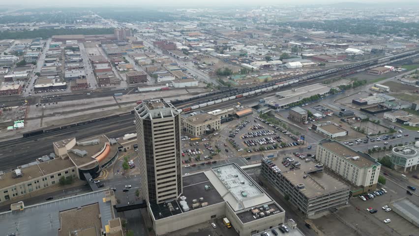 Regina Union Station, and Casino Regina drone aerial