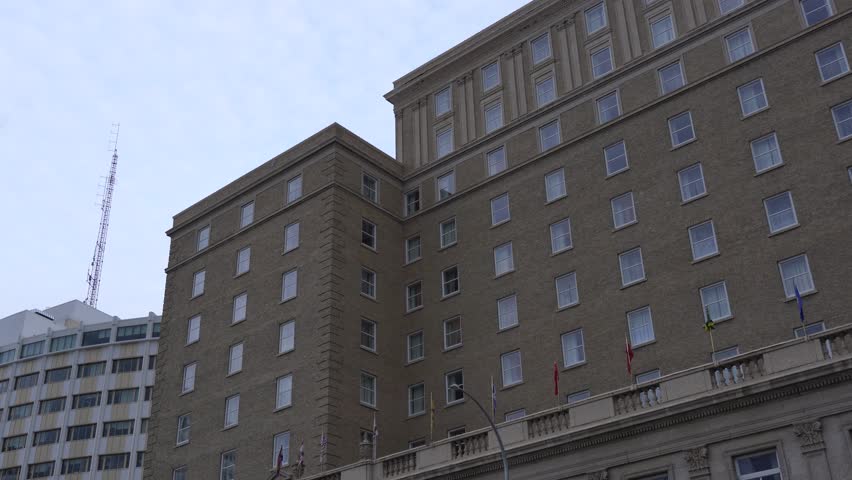 Hotel Saskatchewan in downtown Regina