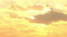 Golden Hour Cloudscape: Sunlit Cumulus Clouds at Sunset - Powered by Shutterstock - Get 15% off with code: PIKWIZARD15