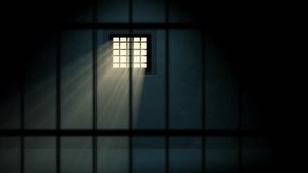 Animation of an empty prison cell with rays of light from the window. 4K. - Powered by Shutterstock - Get 15% off with code: PIKWIZARD15