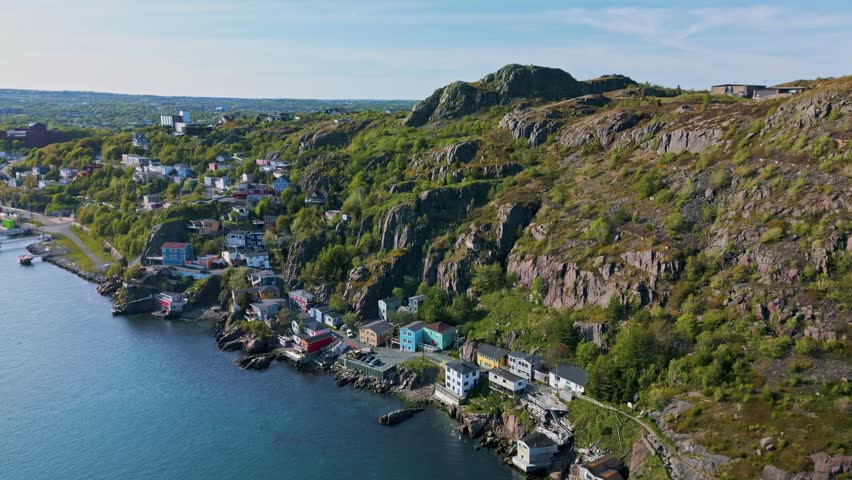 Slow drone spin of the Outer Battery in St. John