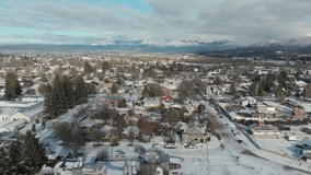 Snowy mountain village glows in peaceful white, nestled in silence beneath a bright winter blanket 2 - Powered by Shutterstock - Get 15% off with code: PIKWIZARD15