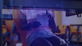 Female student turning paper and studying data charts fading while writing workbook in education. Education, classroom, data analysis, learning, concentration, collaboration, academic - Powered by Shutterstock - Get 15% off with code: PIKWIZARD15