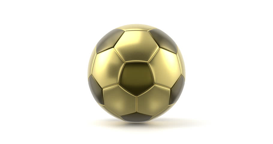 Rotating football basketball ball on a white background. 