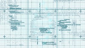 On launch teal grid with code shifting scrolling and dissolving illustrating digital data flow. Technology, digital, interface, data, cyberspace, matrix, innovation - Powered by Shutterstock - Get 15% off with code: PIKWIZARD15