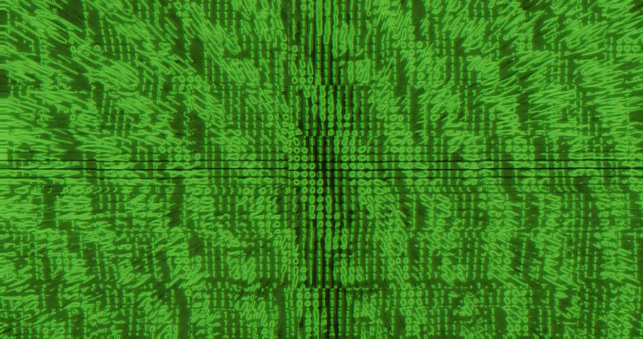 Technology Empowering Change - Code Background loop. Tech-Inspired Motivational Animated Quotes Series. Loop Ready.