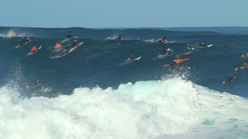 Surfer Wipe Out 