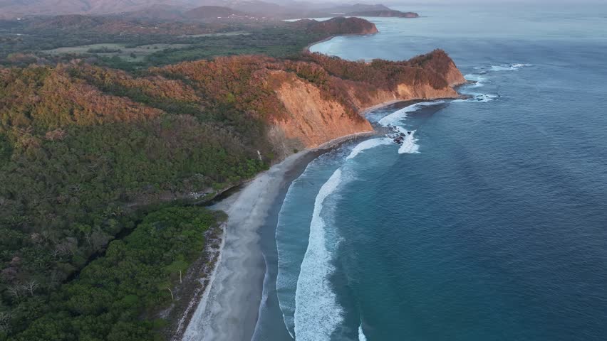 Barrigona Beach at sunset, Costa Rica