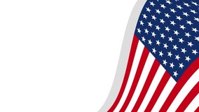 4K animation with waving US flag, spinning stars, and majestic moving text 4th of july independence day. Ideal for decorating Independence Day events with a modern patriotic feel. - Powered by Shutterstock - Get 15% off with code: PIKWIZARD15