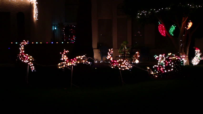 christmas reindeer lights