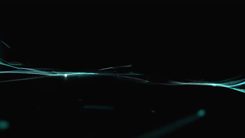 Seamless 4K animation showing a digital network with glowing nodes and wireless signals, perfect for 5G and IoT content