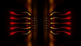 Red and Orange Neon Moving to Top in Corridor Background VJ Loop in 4K - Powered by Shutterstock - Get 15% off with code: PIKWIZARD15