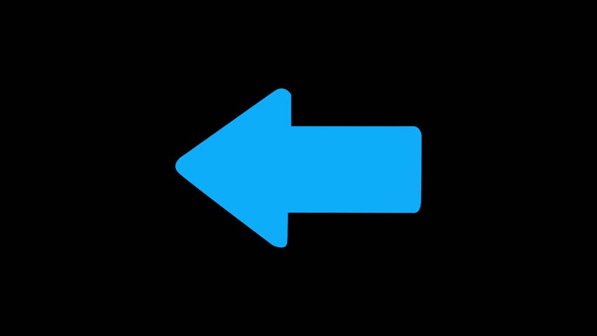 Animated 3D left arrow pointing on green background. arrow bouncing slide to left. arrow pointing left wards. Animated arrow icon pointing left
