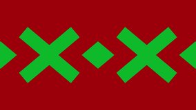 Abstract red and green Kaleidoscope geometric pattern animation. artistic triangle pattern. - Powered by Shutterstock - Get 15% off with code: PIKWIZARD15
