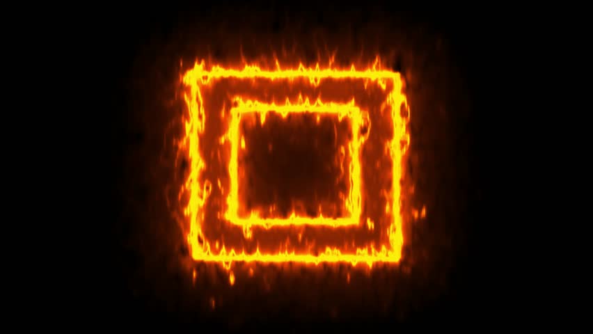 moving animation of a square frame that lights up like a sword saber. rotating glowing box background
