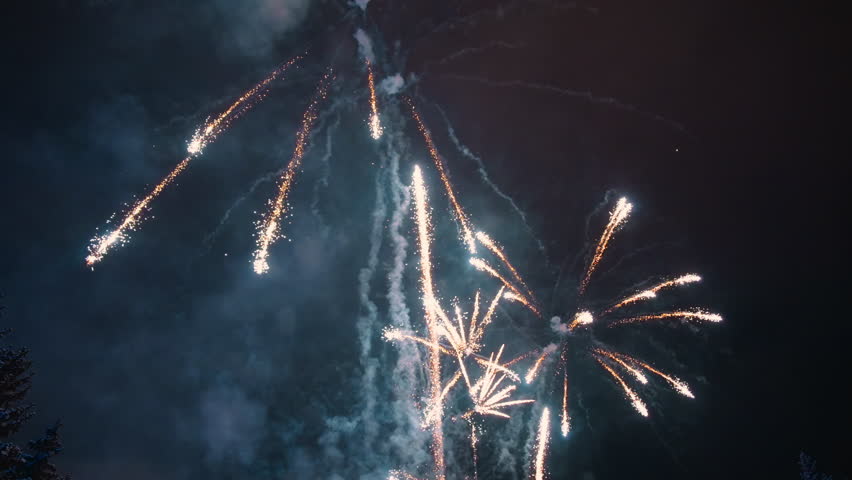 In Courchevel, experience a magical night sky filled with vibrant fireworks, celebrating beauty and creating unforgettable moments with loved ones that form lasting memories and joy