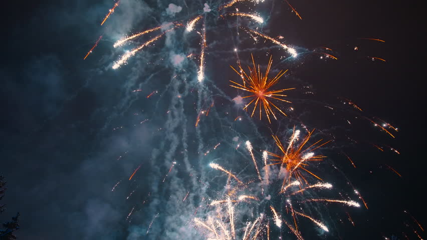 In Courchevel, experience a magical night sky filled with vibrant fireworks, celebrating beauty and creating unforgettable moments with loved ones that form lasting memories and joy