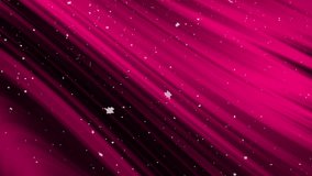 Abstract background with diagonal pink and black stripes and white snowflakes.  Perfect for winter themed designs. - Powered by Shutterstock - Get 15% off with code: PIKWIZARD15