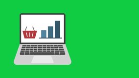 Animated sales analytics, ecommerce animation, 4k video motion graphic - Powered by Shutterstock - Get 15% off with code: PIKWIZARD15