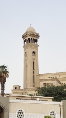 the exterior view of the al-azhar mosque in Cairo, Egypt during a beautiful sunset