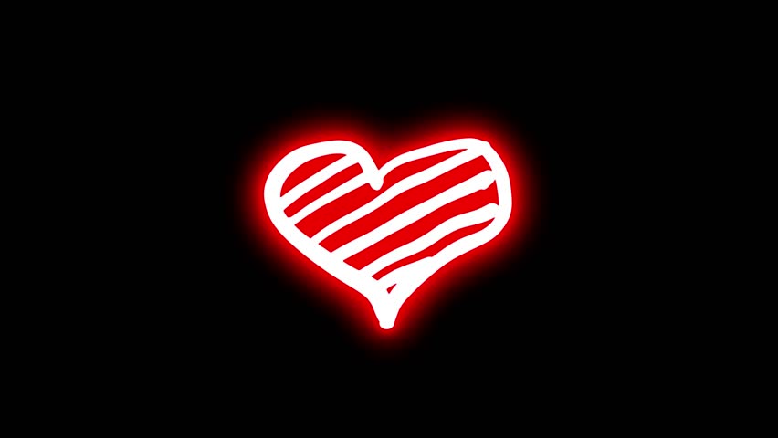 4K Neon Hearts Pack with glowing animated heart shapes in vivid neon colors. Great for romantic themes, love stories, creative visuals, and Valentine's Day projects.