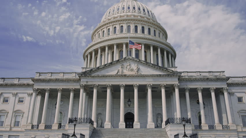 Washington DC Government Building with Columns