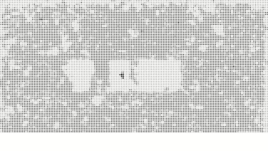 Vintage The End Title Glitch Animation