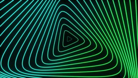 Glowing Green Neon Triangle Looping Animation, Geometric Symbol for Tech Promos, Futuristic Intros, Club Visuals, Digital Ads, and Stage Backgrounds - Powered by Shutterstock - Get 15% off with code: PIKWIZARD15