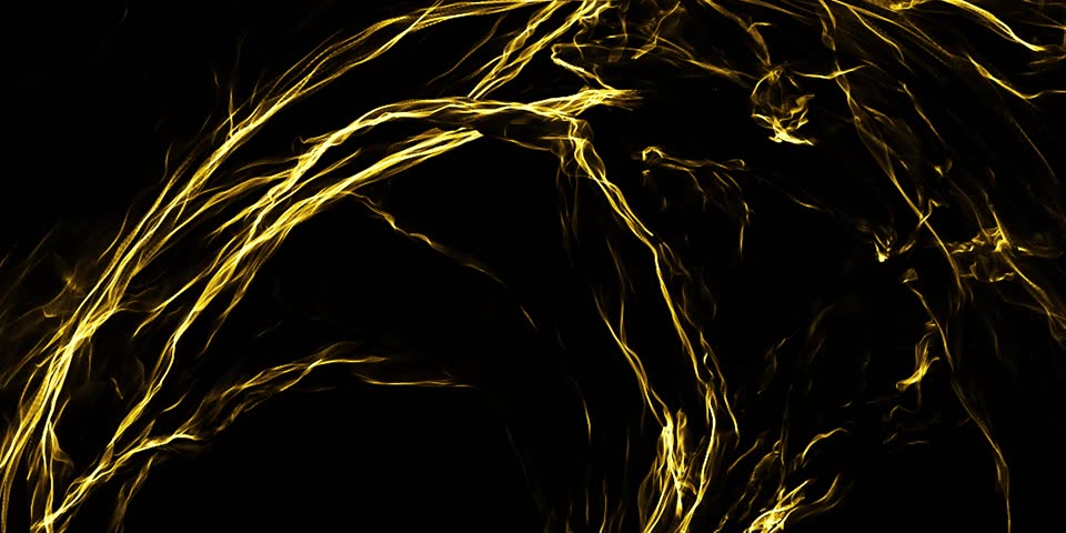 Golden particles moving in slow motion on black background 4k footage, Gold litters footage, particles moving footage, gold glitters footage, particles explosion. Animation video transparent backgroun