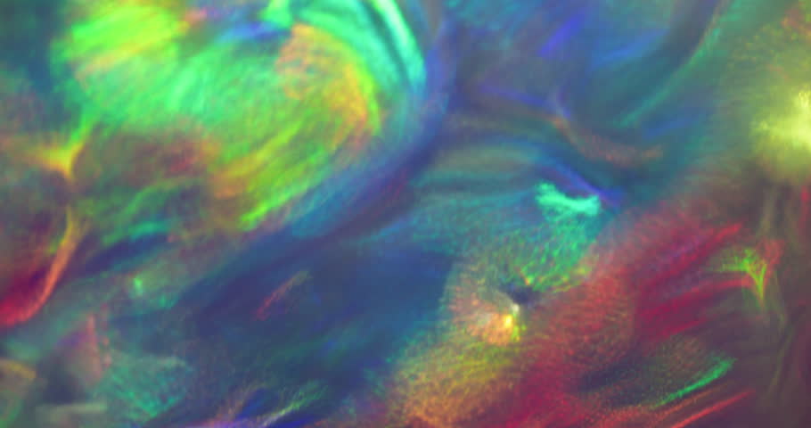Iridescent flare. Blur hologram overlay. Colorful refraction light foil disco glare background. Spectrum luminosity vibrant gloss texture.