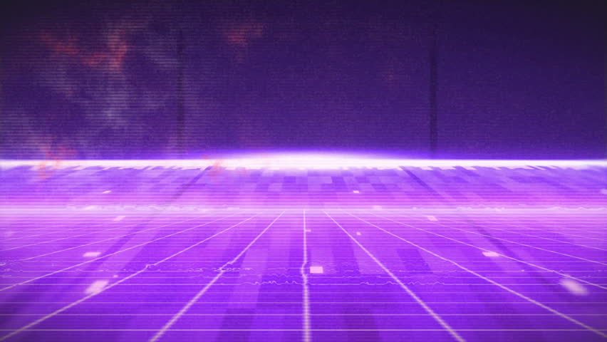 Artifacts drifting across neon grid starting 3D HIGH SCORE sharpening then fading for score reveal. Futuristic, cyberpunk, digital, technology, vibrant, immersive, abstract - Powered by Shutterstock - Get 15% off with code: PIKWIZARD15