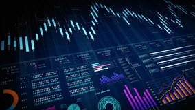 Digital stock market dashboard with analytics, commodity prices, and candlestick chart for investment and trading analysis, Financial investment concept background - Powered by Shutterstock - Get 15% off with code: PIKWIZARD15