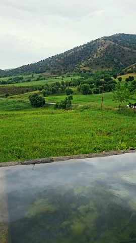 Tranquil plain with a flowing spring into a pool.
📍Marivan, Kurdistan 