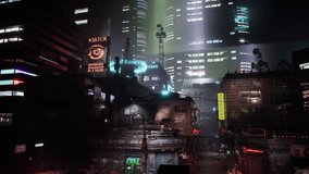 Cyberpunk Alley at Night with Rain and Neon Lights - Powered by Shutterstock - Get 15% off with code: PIKWIZARD15