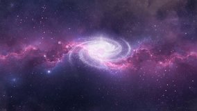 Spiral galaxy glowing in deep space with stars and cosmic dust - Powered by Shutterstock - Get 15% off with code: PIKWIZARD15