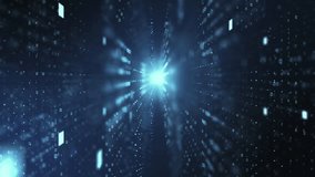 Digital Data Stream Binary Code Flowing Light Speed Technology Innovation Future Network - Powered by Shutterstock - Get 15% off with code: PIKWIZARD15