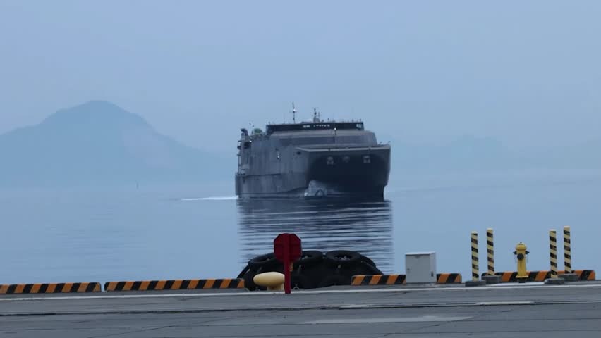 USNS Guam is a high-speed transport vessel that regularly transports troops and equipment in support of exercises across the Indo-Pacific 